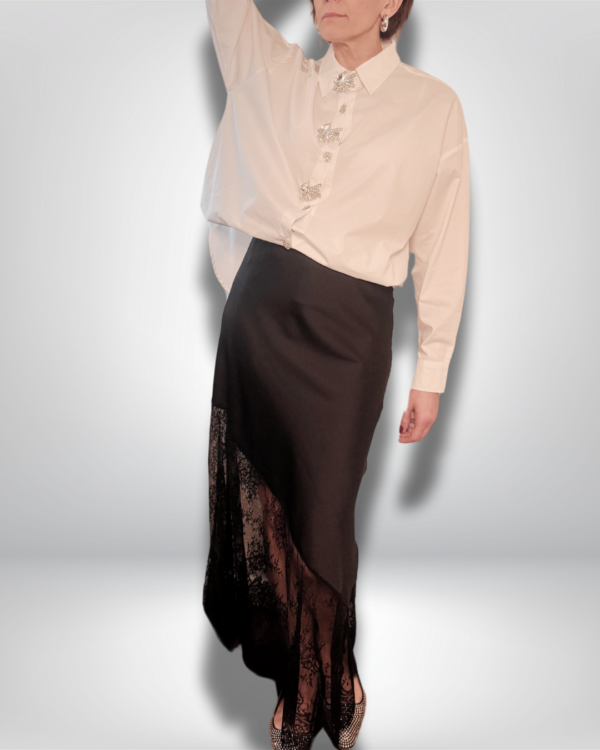 Gonna VICBEE in satin - immagine 2