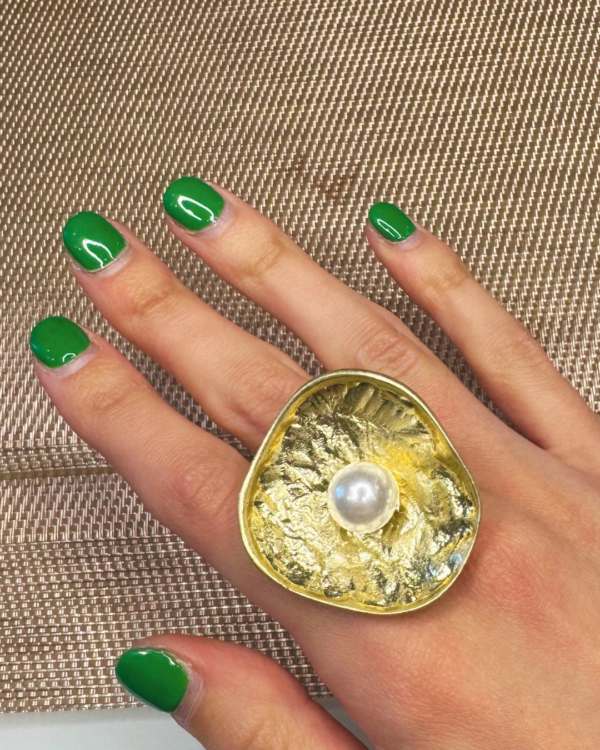 Anello Conchiglia in oro - immagine 2