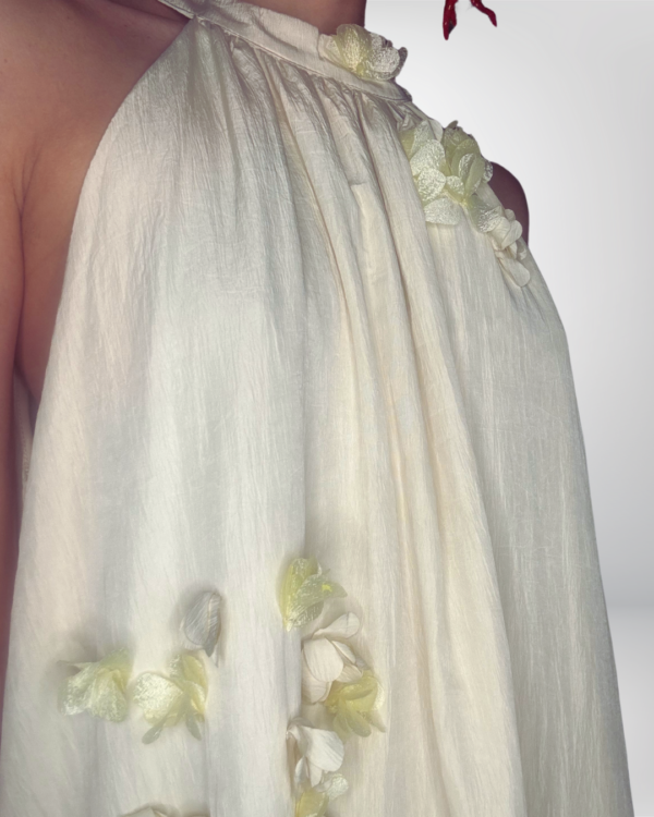 Vestito Lungo con Fiori VICBEE - immagine 2