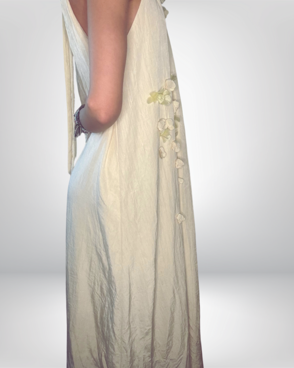 Vestito Lungo con Fiori VICBEE - immagine 3